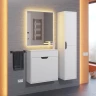 Тумба с раковиной Uperwood Modul 60 393020557 подвесная цвет Белый матовый Графит матовый