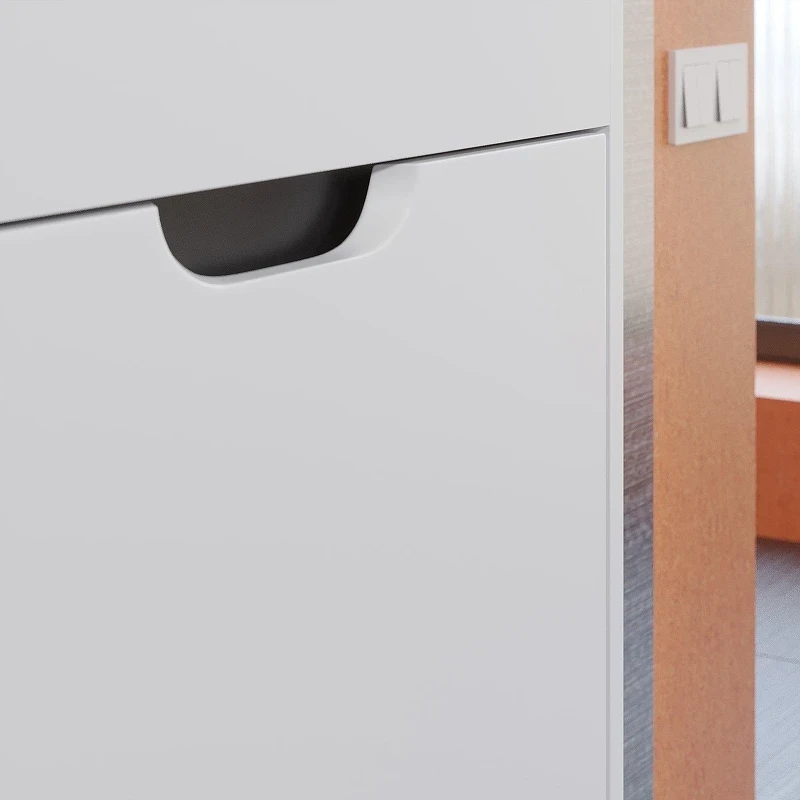 Тумба с раковиной Uperwood Modul 60 393020557 подвесная цвет Белый матовый Графит матовый