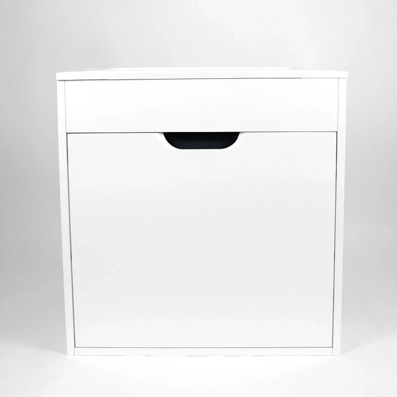 Тумба с раковиной Uperwood Modul 60 393020557 подвесная цвет Белый матовый Графит матовый