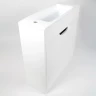 Тумба с раковиной Uperwood Modul 60 393020557 подвесная цвет Белый матовый Графит матовый