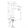 Смеситель для раковины Hansgrohe Vernis Blend 71575000 цвет Хром