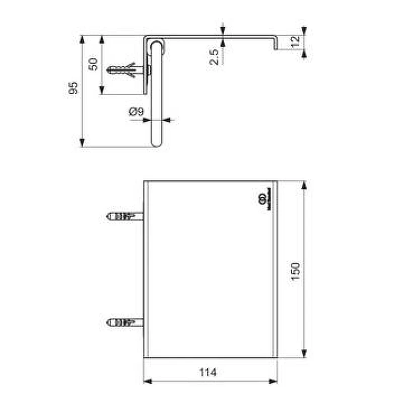 Держатель для туалетной бумаги Ideal Standard Alu+ BD592XG цвет черный матовый