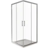 Душевой уголок Good Door Latte CR-100-C-WE 100x100 профиль Белый стекло прозрачное