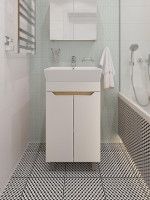 Тумба с раковиной DIWO Архангельск 50 цвет Белый Дуб сонома