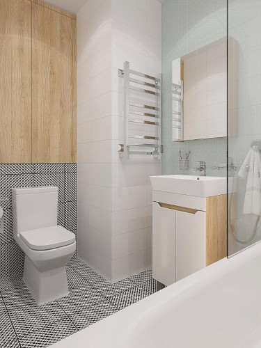 Тумба с раковиной DIWO Архангельск 50 цвет Белый Дуб сонома