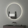 Зеркало Evoform Ledshine d80 BY 2645 с подсветкой 21 W - сенсорный выключатель - нейтральный белый свет стекло