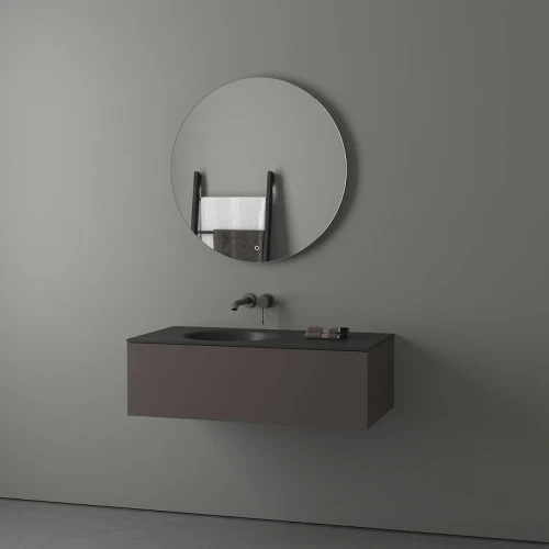 Зеркало Evoform Ledshine d80 BY 2645 с подсветкой 21 W - сенсорный выключатель - нейтральный белый свет стекло