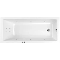 Акриловая ванна Whitecross Wave 160x80 0101.160080.100.LINENANO.CR с гидромассажем