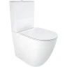 Унитаз компакт Ceruttispa Bella CT8709 с бачком и сиденьем Микролифт фаянс напольный