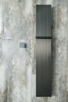 Электрический полотенцесушитель Boheme Flat 725-GM Антрацит нержавеющая сталь