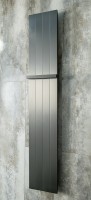 Электрический полотенцесушитель Boheme Flat 725-GM Антрацит нержавеющая сталь