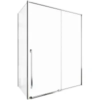 Душевой уголок Allen Brau Fantasy 160x80 3.11010.00 + 3.11011.00 профиль Хром стекло прозрачное
