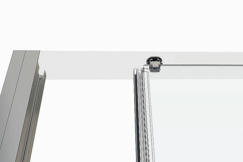 Душевой уголок Allen Brau Fantasy 160x80 3.11010.00 + 3.11011.00 профиль Хром стекло прозрачное