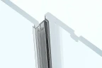 Душевой уголок Allen Brau Fantasy 160x80 3.11010.00 + 3.11011.00 профиль Хром стекло прозрачное