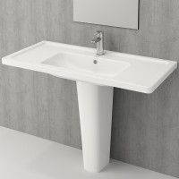 Раковина Bocchi Taormina Pro 1118 Белая глянцевая фаянс подвесная