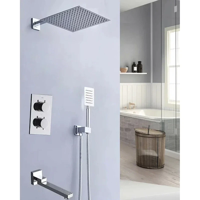 Душевая система ALMAes Weber TVZ-0806 Хром латунь встраиваемый