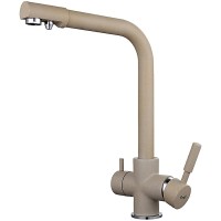 Смеситель для кухни Frap H52 F4352-20 Бежевый латунь на столешницу