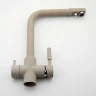 Смеситель для кухни Frap H52 F4352-20 Бежевый латунь на столешницу