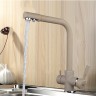 Смеситель для кухни Frap H52 F4352-20 Бежевый латунь на столешницу