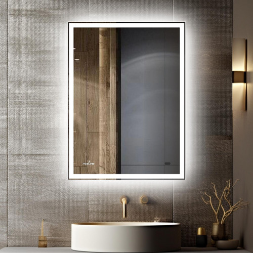 Зеркало Mixline Минио-2 80 547052 с подсветкой с сенсорным выключателем