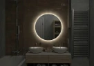 Зеркало Art&Max Sanremo AM-San-800-DS-F с подсветкой с бесконтактным выключателем стекло