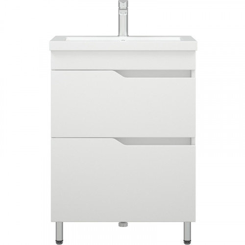 Тумба под раковину Corozo Теона 60 Z2 SD-00001441 Белая МДФ / ЛДСП