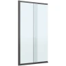 Шторка на ванну Cezares Slider 90 SLIDER-FIX-VF-11-90/150-C-NERO профиль Черный матовый стекло прозрачное