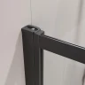 Шторка на ванну Cezares Slider 90 SLIDER-FIX-VF-11-90/150-C-NERO профиль Черный матовый стекло прозрачное