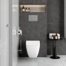 Комплект унитаза с инсталляцией Vitra Shift 9855B003-7206 цвет Белый с сиденьем Микролифт и клавишей смыва цвет Хром глянцевый