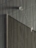 Душевая перегородка Maybah Glass MGD-733-5у 890x1950 в узком профиле Хром матовый стекло бронзовое
