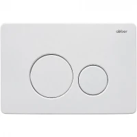 Клавиша смыва Abber AC0121MW Белая матовая