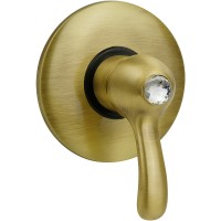 Смеситель для душа Migliore Lem Swarovski 18878 Бронза латунь встраиваемый