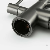 Смеситель для кухни Gappo G4398-19 Графит Черный латунь