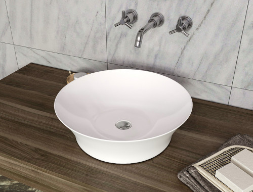 Раковина-чаша Allen Brau Liberty 42 4.32002.20 Белая фаянс накладная