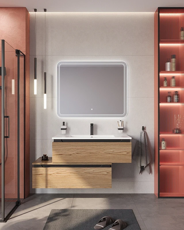 Тумба Cezares Slider 100 SLIDER-1000-1C-PI-RT-P Дуб тангент МДФ / ЛДСП