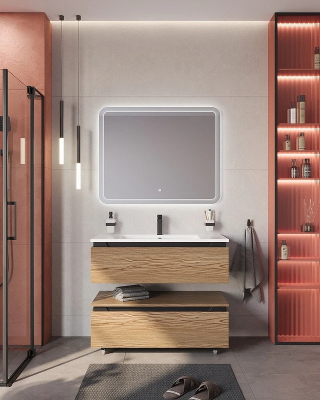 Тумба Cezares Slider 100 SLIDER-1000-1C-PI-RT-P Дуб тангент МДФ / ЛДСП