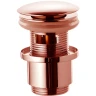 Донный клапан Remer 905CC2114RL click-clack Медь глянцевая