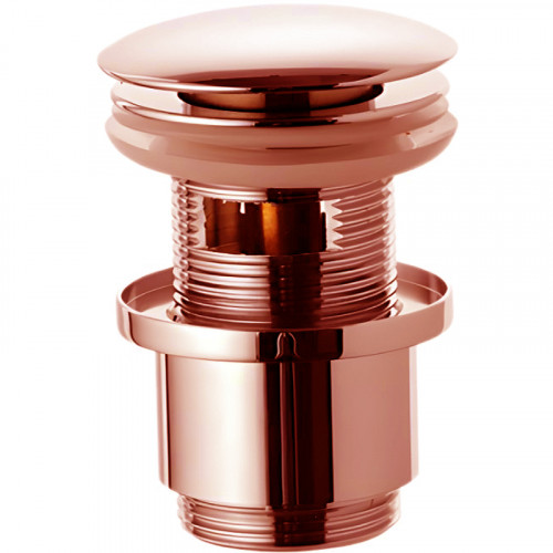 Донный клапан Remer 905CC2114RL click-clack Медь глянцевая