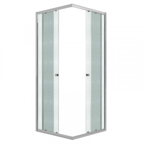 Душевой уголок Niagara Eco 80х80 NG-1008-14QMT профиль цвет Хром матовый стекло матовое