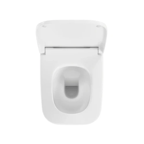 Унитаз подвесной Vitra Metropole Square QuantumFlush 7906B003-6430 цвет Белый с сиденьем Микролифт