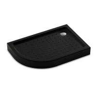 Акриловый поддон для душа Veconi Tezeo Acrylic TZ-55RB 100х90 R TZ55RB-10090-C5 цвет Черный