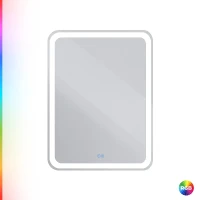 Зеркало Cezares Multicolore 60 CZR-SPC-MC-600-800-RGB-TCH с подсветкой с сенсорным выключателем и функцией памяти стекло