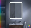 Зеркало Cezares Multicolore 60 CZR-SPC-MC-600-800-RGB-TCH с подсветкой с сенсорным выключателем и функцией памяти стекло