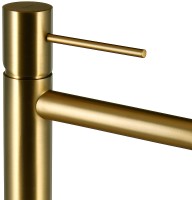Смеситель для раковины Raiber Graceful RPG-002 Золото матовое латунь