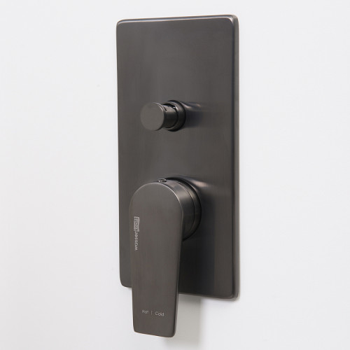 Смеситель для душа WasserKRAFT Wiese 8461 Оружейная сталь латунь встраиваемый