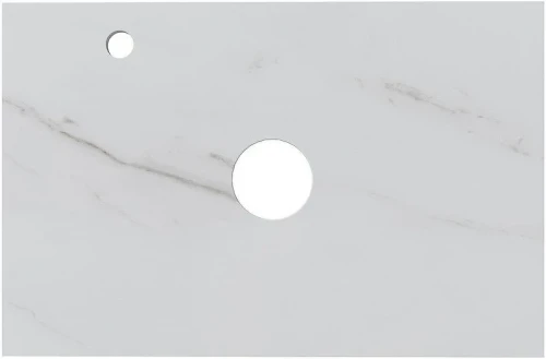 Столешница под раковину Aquanet Flat 70 345778 цвет Мрамор