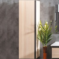 Шкаф пенал Boheme Armadi Art Capolda 35 849-120-LW подвесной Light wood МДФ / ЛДСП