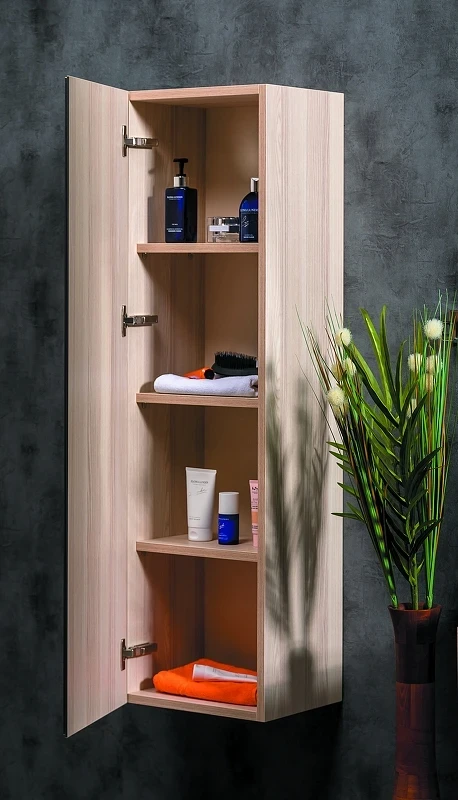 Шкаф пенал Boheme Armadi Art Capolda 35 849-120-LW подвесной Light wood МДФ / ЛДСП