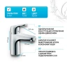 Смеситель для раковины Hansgrohe Focus 31517000 Хром латунь