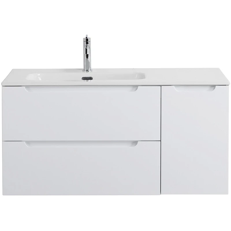 Тумба под раковину BelBagno Etna 100 L ETNA-1000-2C-1A-SO-BL-L подвесная Bianco Lucido МДФ / ЛДСП